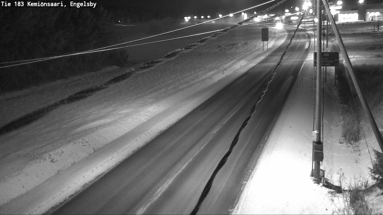 Weather Camera Image Väg 183 Kimito, Engelsby, Kemiönsaari, Varsinais-Suomi