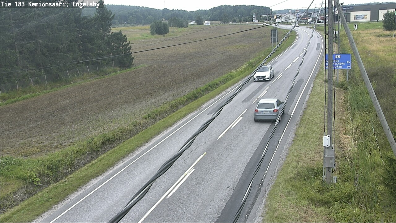 Weather Camera Image Road 183 Kemiönsaari, Engelsby, Kemiönsaari, Varsinais-Suomi