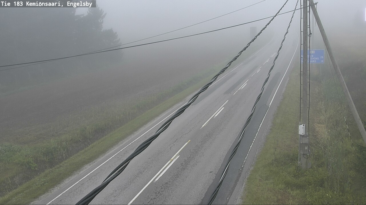 Weather Camera Image Road 183 Kemiönsaari, Engelsby, Kemiönsaari, Varsinais-Suomi