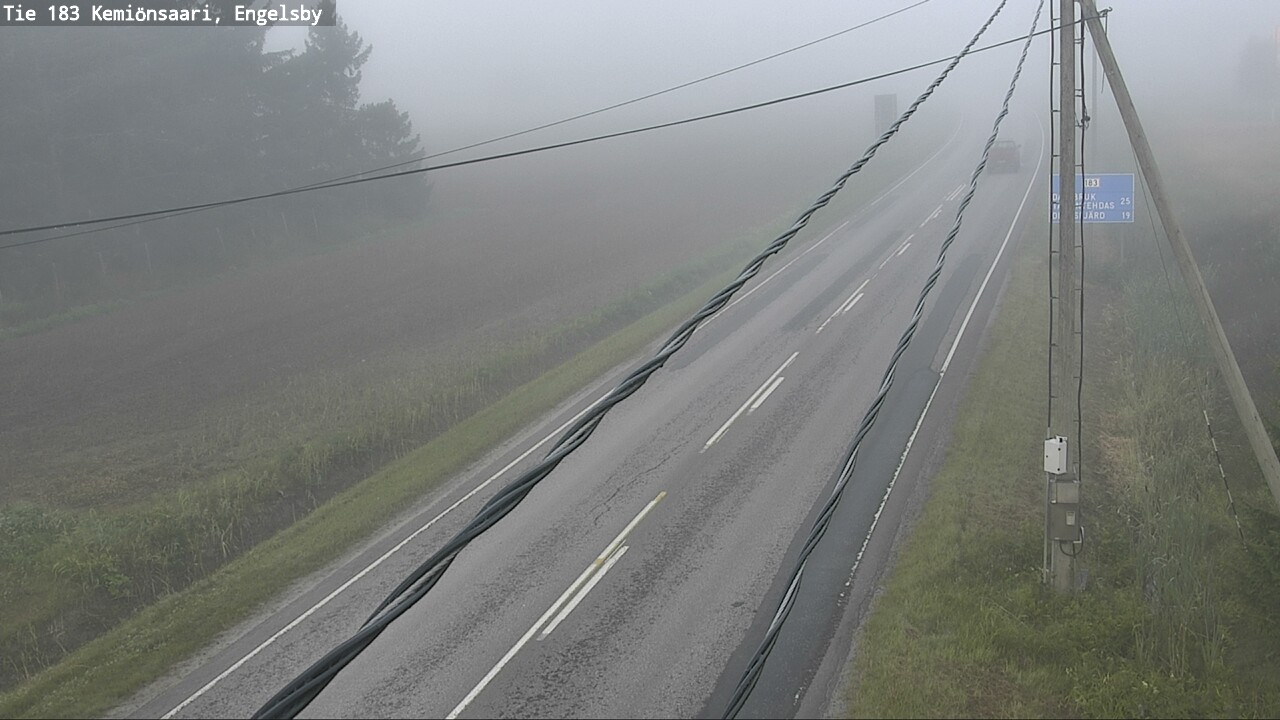Weather Camera Image Road 183 Kemiönsaari, Engelsby, Kemiönsaari, Varsinais-Suomi