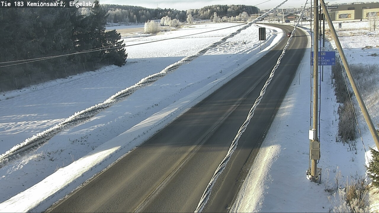 Weather Camera Image Väg 183 Kimito, Engelsby, Kemiönsaari, Varsinais-Suomi