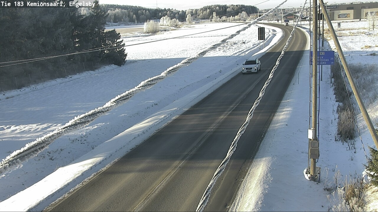 Weather Camera Image Väg 183 Kimito, Engelsby, Kemiönsaari, Varsinais-Suomi