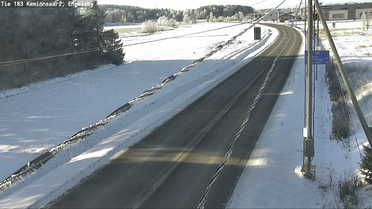 Weather Camera Image Väg 183 Kimito, Engelsby, Kemiönsaari, Varsinais-Suomi