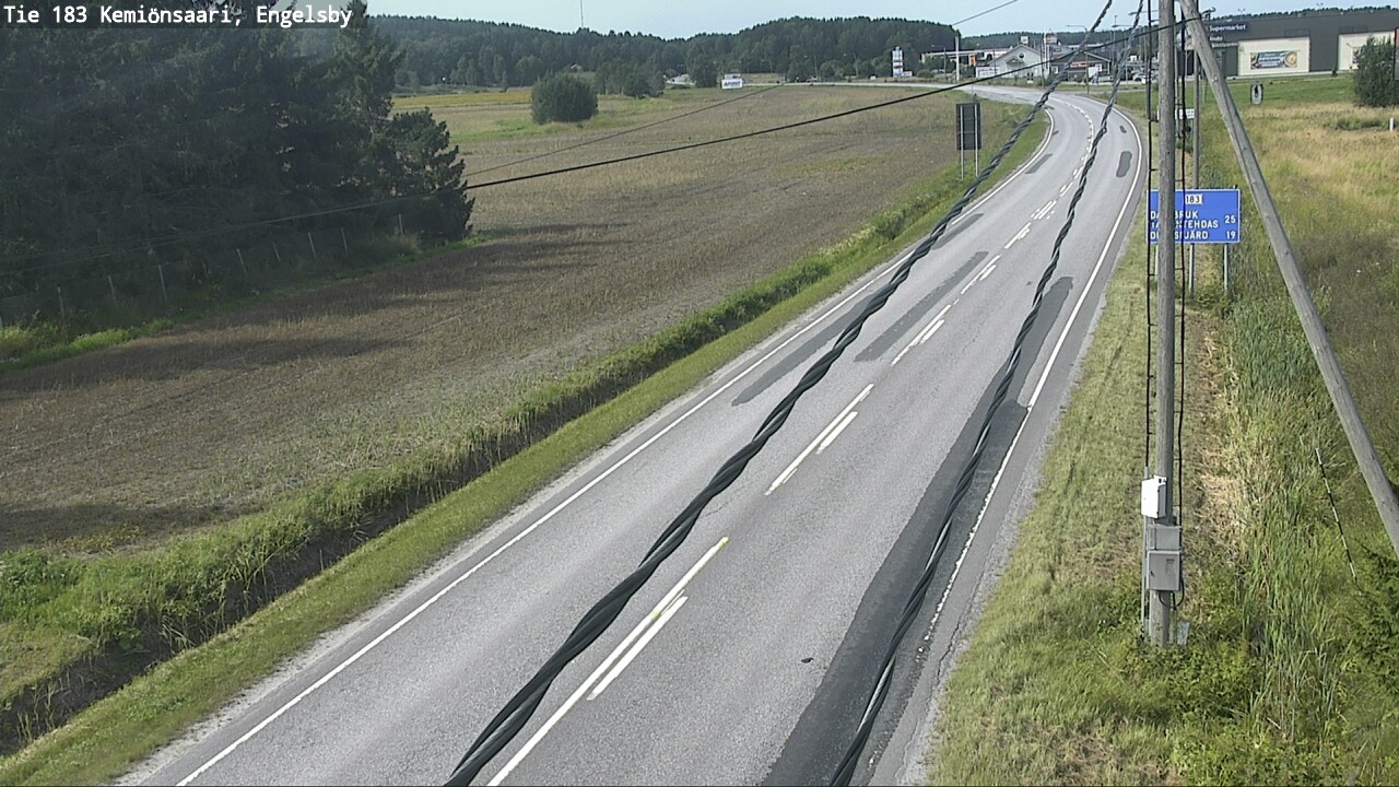 Weather Camera Image Road 183 Kemiönsaari, Engelsby, Kemiönsaari, Varsinais-Suomi