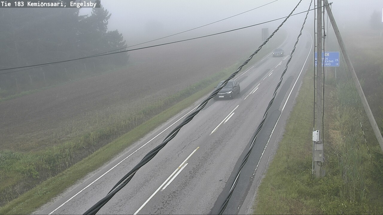 Weather Camera Image Road 183 Kemiönsaari, Engelsby, Kemiönsaari, Varsinais-Suomi