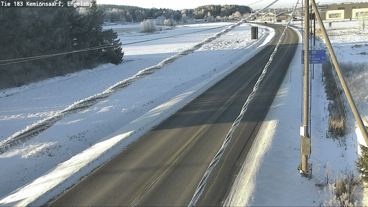 Weather Camera Image Väg 183 Kimito, Engelsby, Kemiönsaari, Varsinais-Suomi