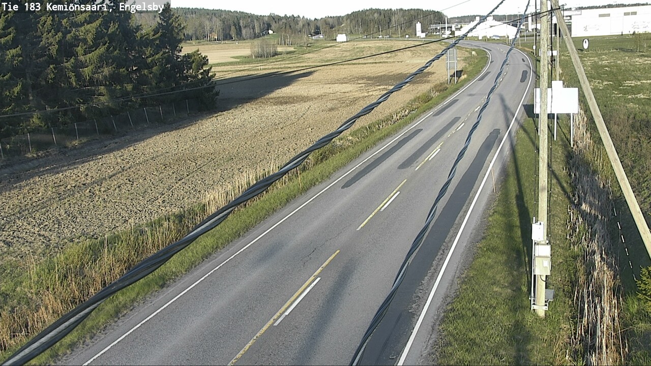 Weather Camera Image Väg 183 Kimito, Engelsby, Kemiönsaari, Varsinais-Suomi