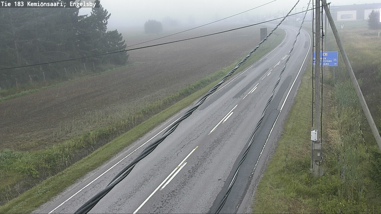 Weather Camera Image Road 183 Kemiönsaari, Engelsby, Kemiönsaari, Varsinais-Suomi