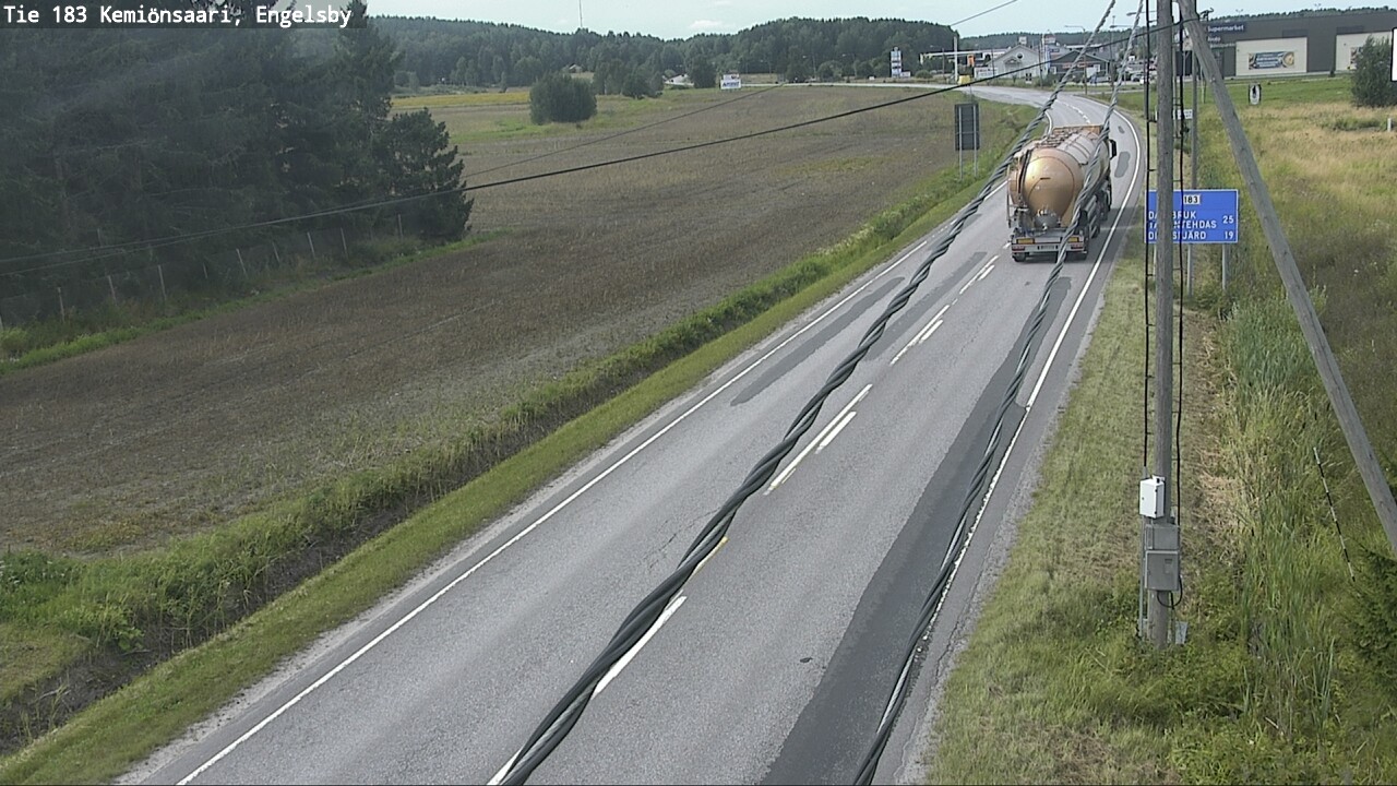 Weather Camera Image Road 183 Kemiönsaari, Engelsby, Kemiönsaari, Varsinais-Suomi