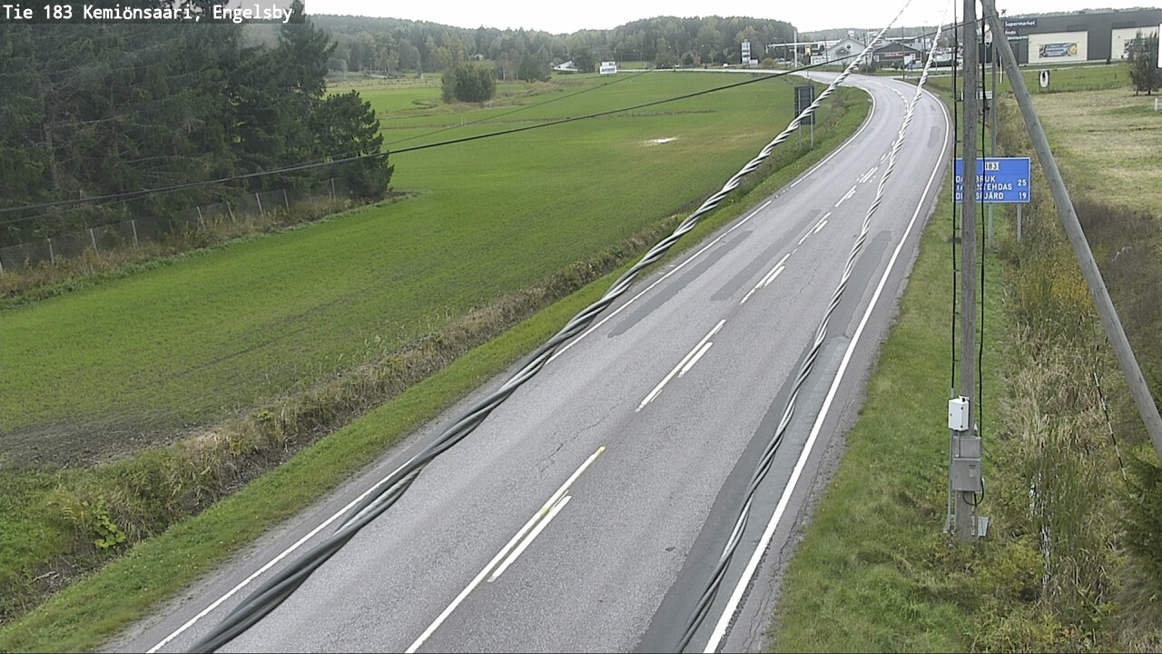 Weather Camera Image Road 183 Kemiönsaari, Engelsby, Kemiönsaari, Varsinais-Suomi