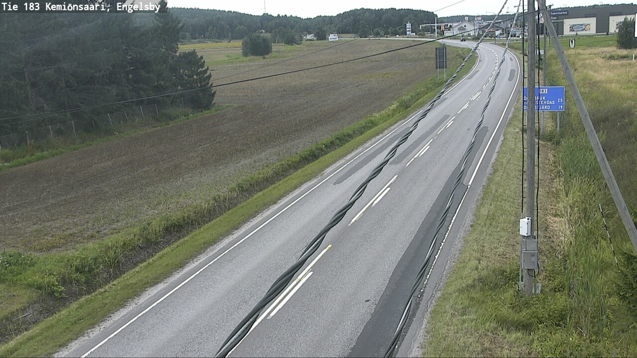 Weather Camera Image Road 183 Kemiönsaari, Engelsby, Kemiönsaari, Varsinais-Suomi