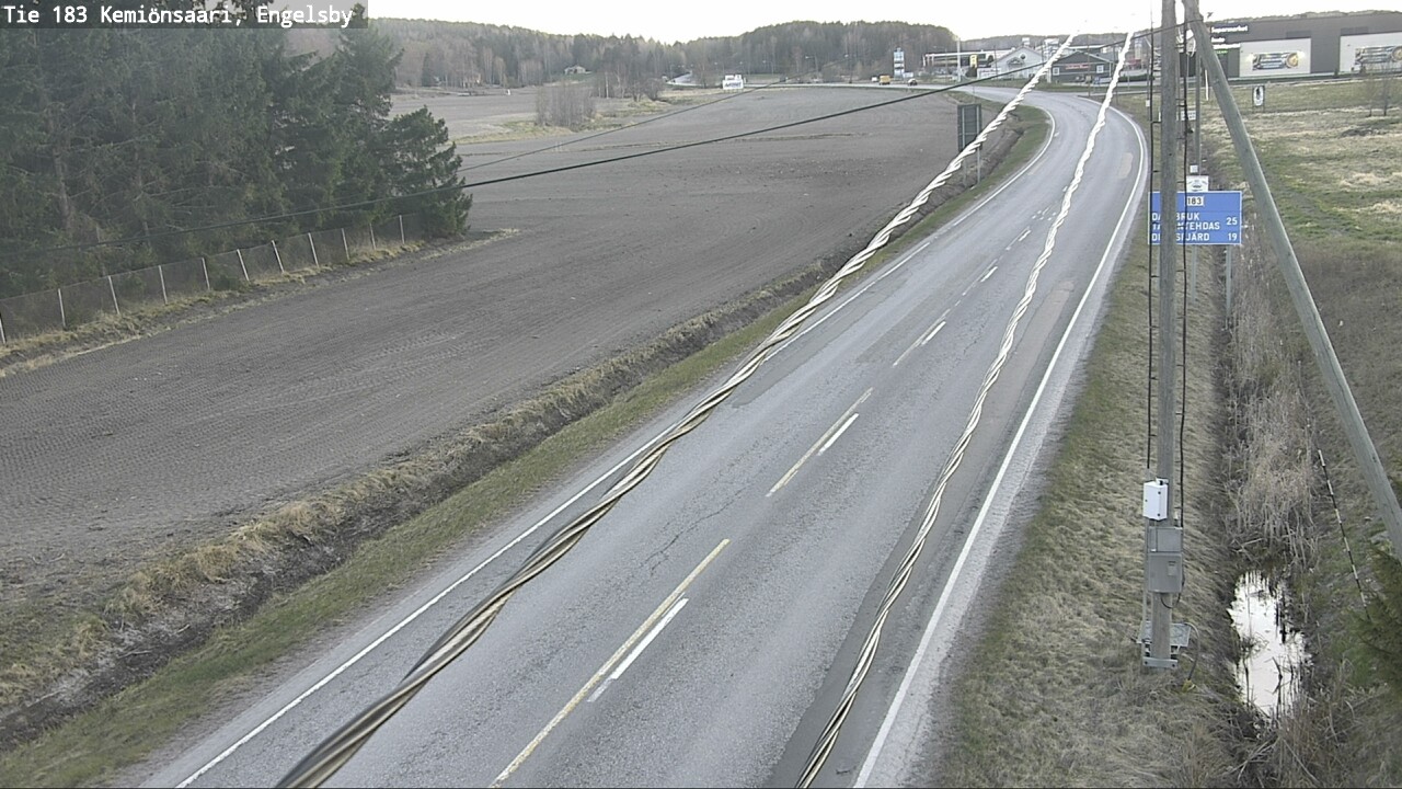 Weather Camera Image Road 183 Kemiönsaari, Engelsby, Kemiönsaari, Varsinais-Suomi
