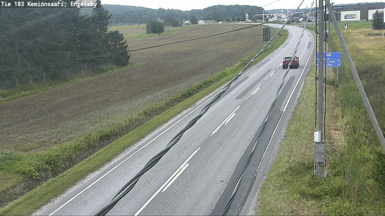 Weather Camera Image Road 183 Kemiönsaari, Engelsby, Kemiönsaari, Varsinais-Suomi