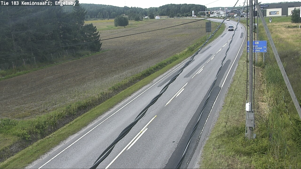 Weather Camera Image Road 183 Kemiönsaari, Engelsby, Kemiönsaari, Varsinais-Suomi