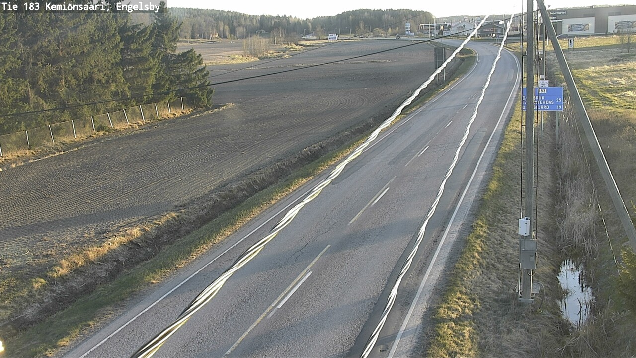 Weather Camera Image Road 183 Kemiönsaari, Engelsby, Kemiönsaari, Varsinais-Suomi