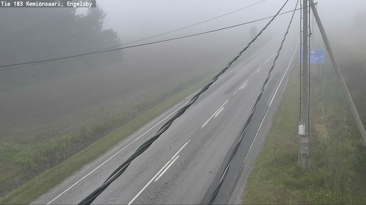 Weather Camera Image Road 183 Kemiönsaari, Engelsby, Kemiönsaari, Varsinais-Suomi
