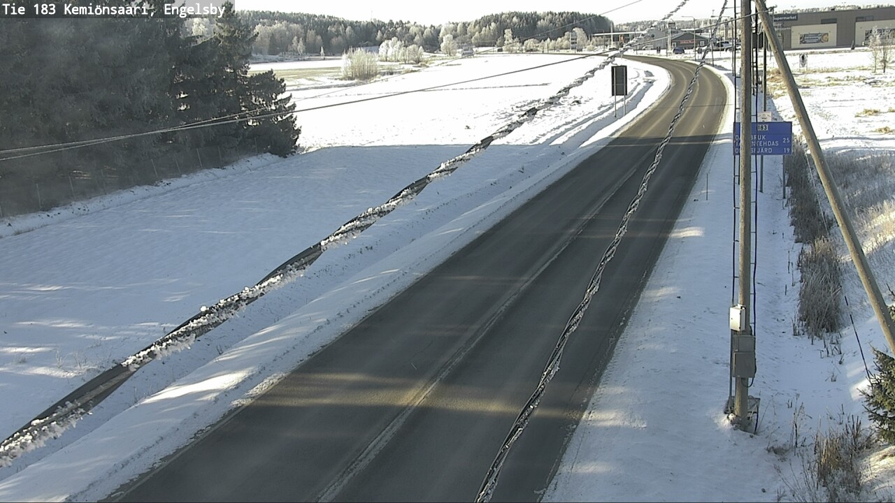Weather Camera Image Väg 183 Kimito, Engelsby, Kemiönsaari, Varsinais-Suomi
