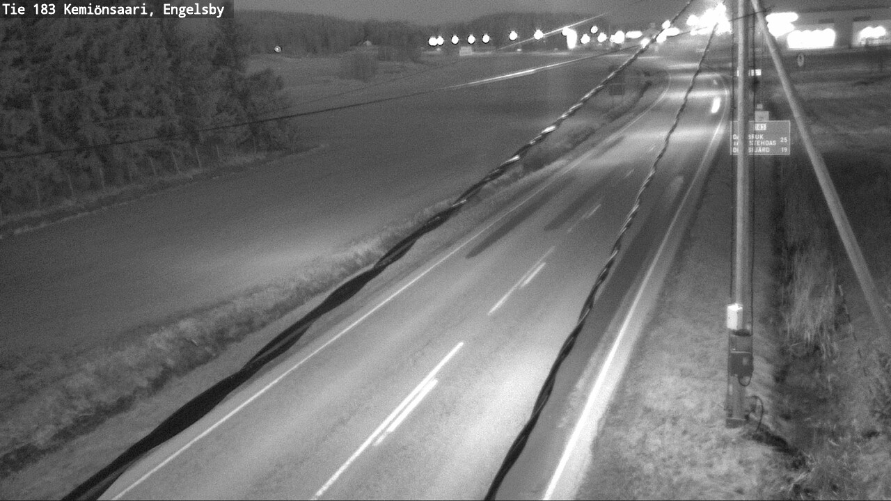Weather Camera Image Väg 183 Kimito, Engelsby, Kemiönsaari, Varsinais-Suomi
