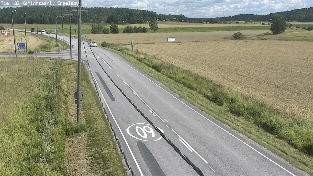 Weather Camera Image Road 183 Kemiönsaari, Engelsby, Kemiönsaari, Varsinais-Suomi