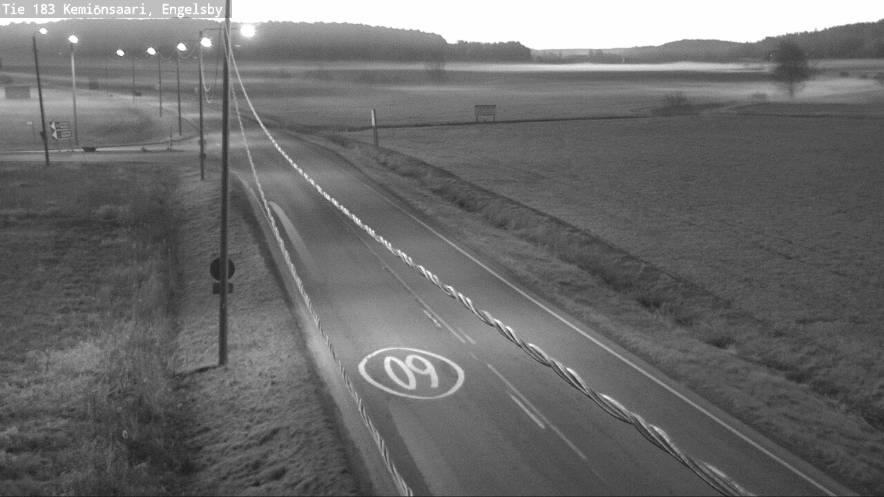 Weather Camera Image Väg 183 Kimito, Engelsby, Kemiönsaari, Varsinais-Suomi