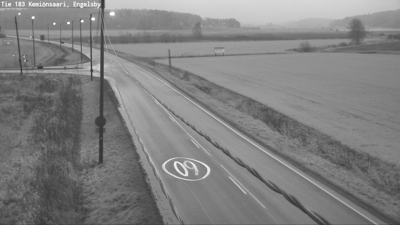 Weather Camera Image Väg 183 Kimito, Engelsby, Kemiönsaari, Varsinais-Suomi