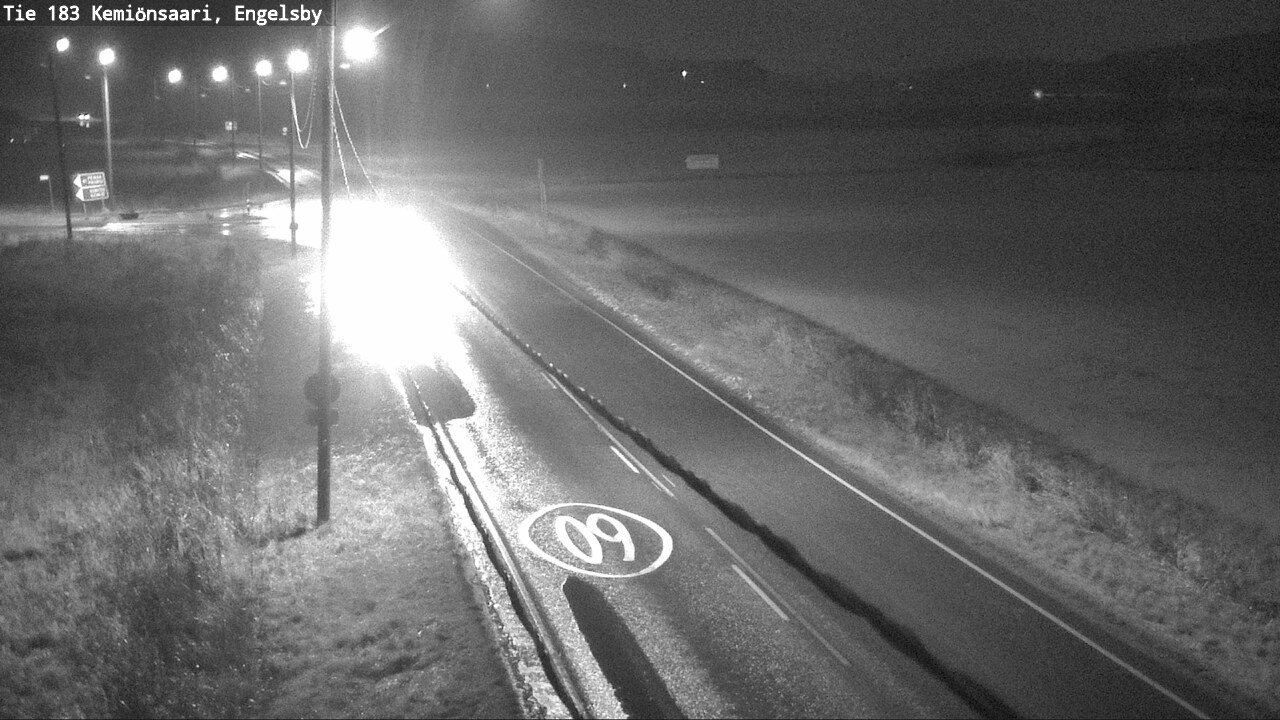 Weather Camera Image Väg 183 Kimito, Engelsby, Kemiönsaari, Varsinais-Suomi