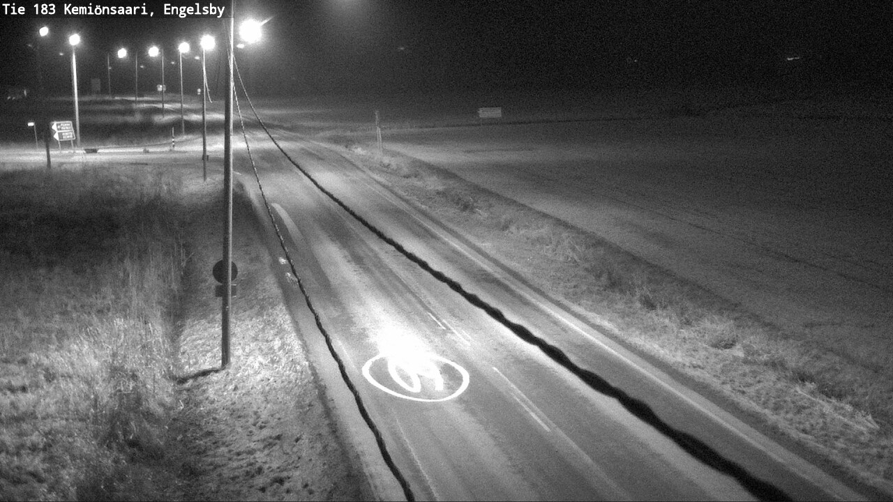 Weather Camera Image Väg 183 Kimito, Engelsby, Kemiönsaari, Varsinais-Suomi
