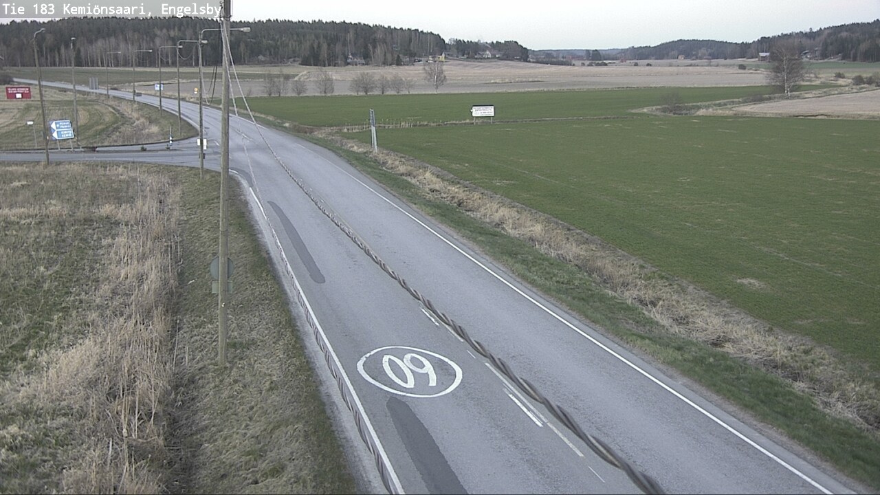 Weather Camera Image Road 183 Kemiönsaari, Engelsby, Kemiönsaari, Varsinais-Suomi