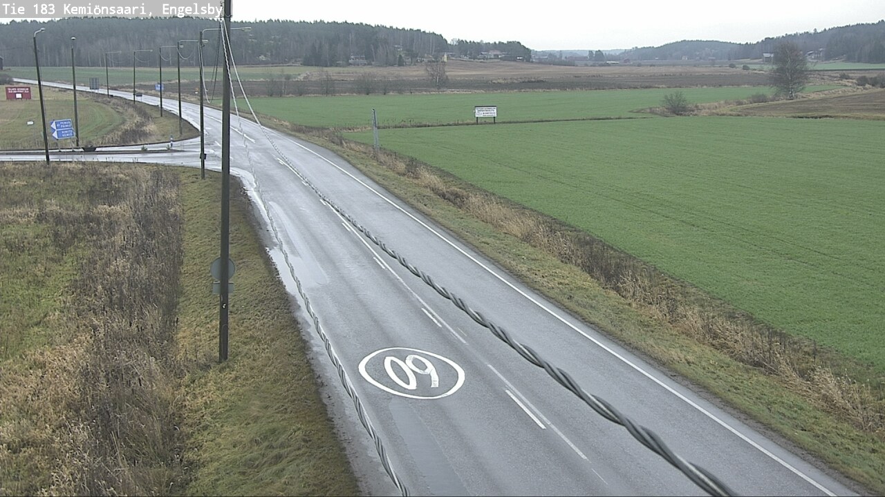 Weather Camera Image Väg 183 Kimito, Engelsby, Kemiönsaari, Varsinais-Suomi