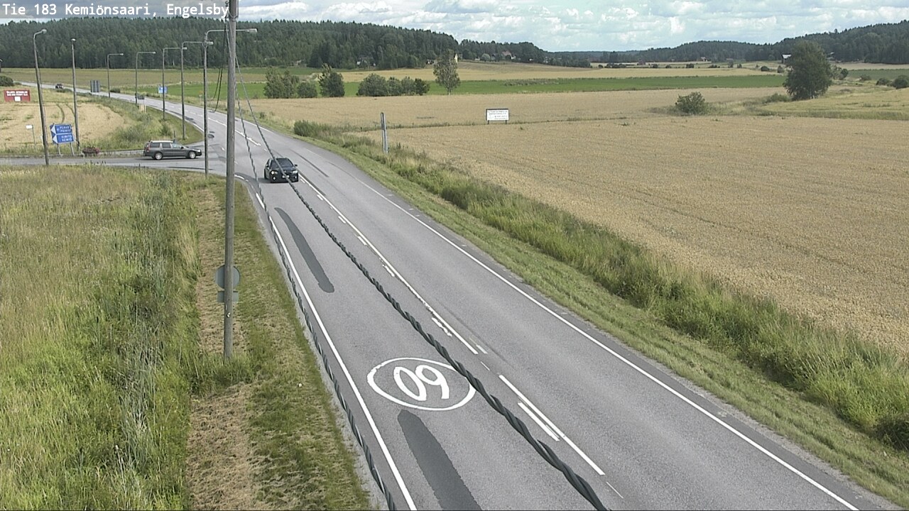 Weather Camera Image Road 183 Kemiönsaari, Engelsby, Kemiönsaari, Varsinais-Suomi
