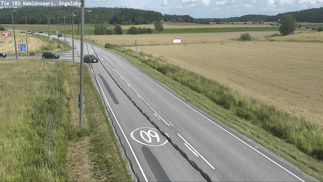 Weather Camera Image Road 183 Kemiönsaari, Engelsby, Kemiönsaari, Varsinais-Suomi