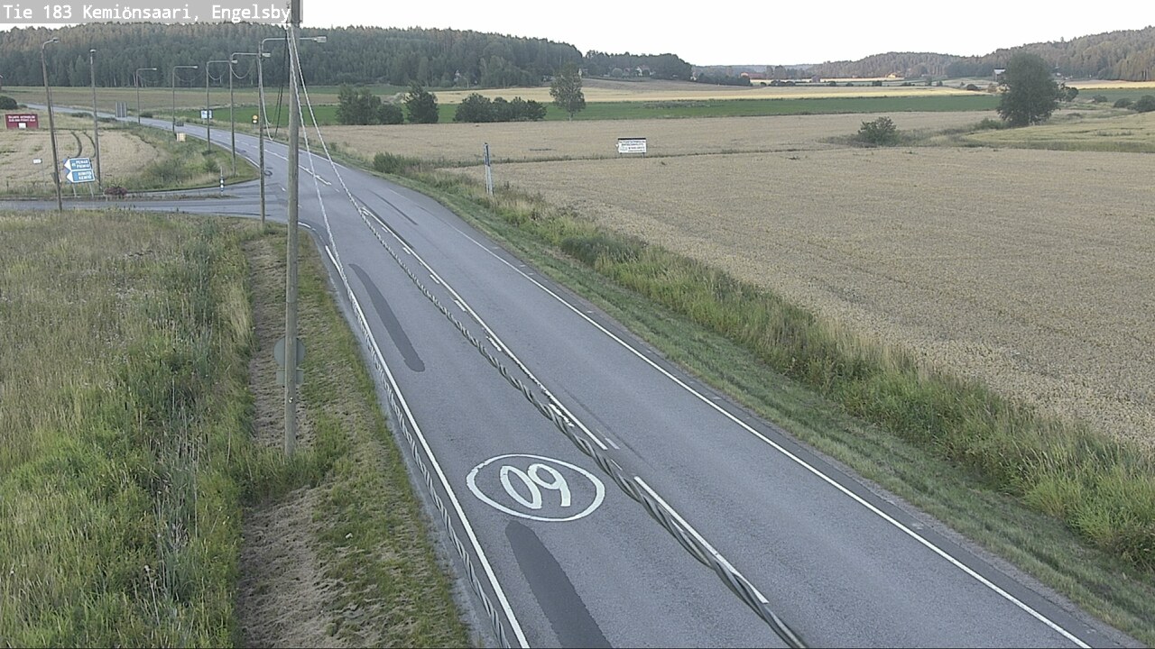 Weather Camera Image Road 183 Kemiönsaari, Engelsby, Kemiönsaari, Varsinais-Suomi