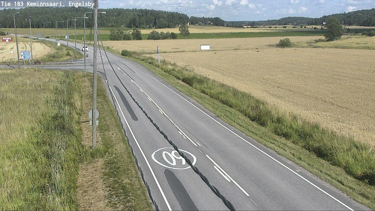 Weather Camera Image Road 183 Kemiönsaari, Engelsby, Kemiönsaari, Varsinais-Suomi