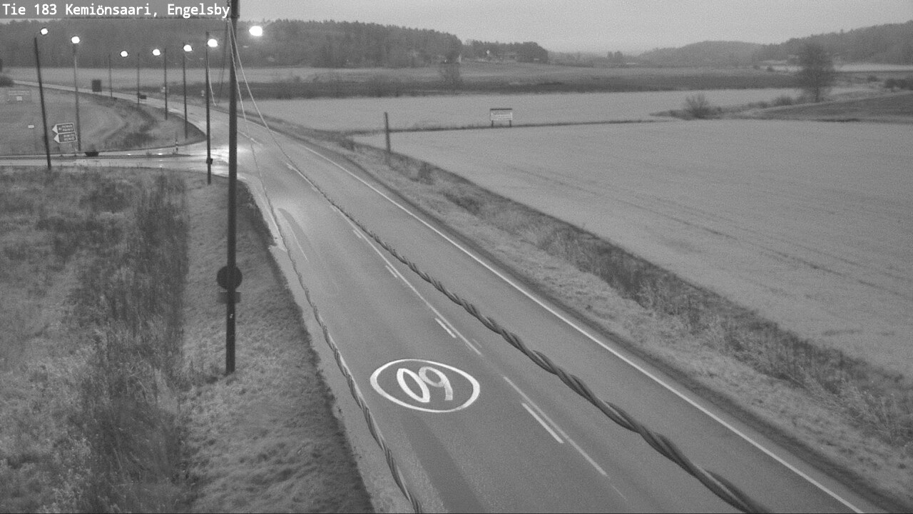 Weather Camera Image Väg 183 Kimito, Engelsby, Kemiönsaari, Varsinais-Suomi