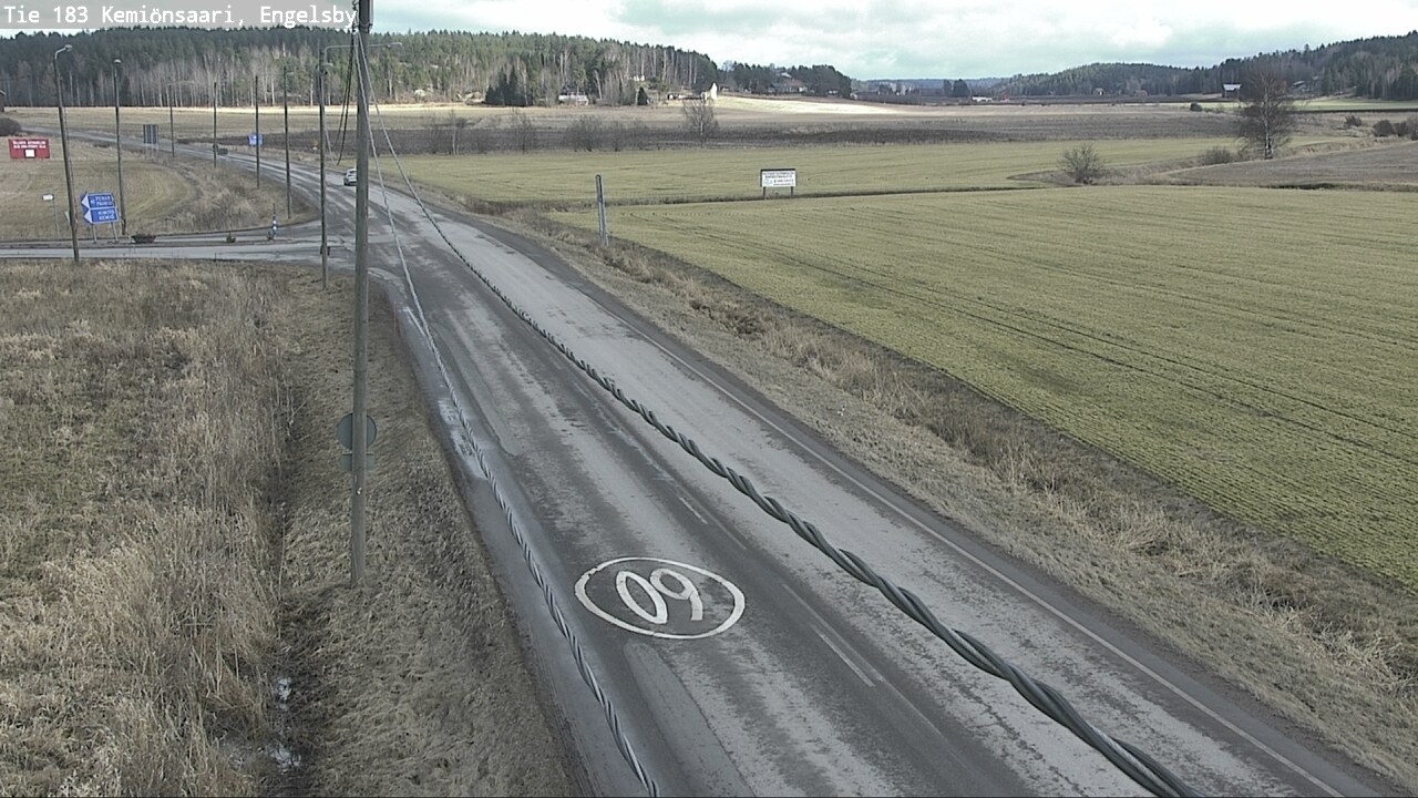 Weather Camera Image Road 183 Kemiönsaari, Engelsby, Kemiönsaari, Varsinais-Suomi