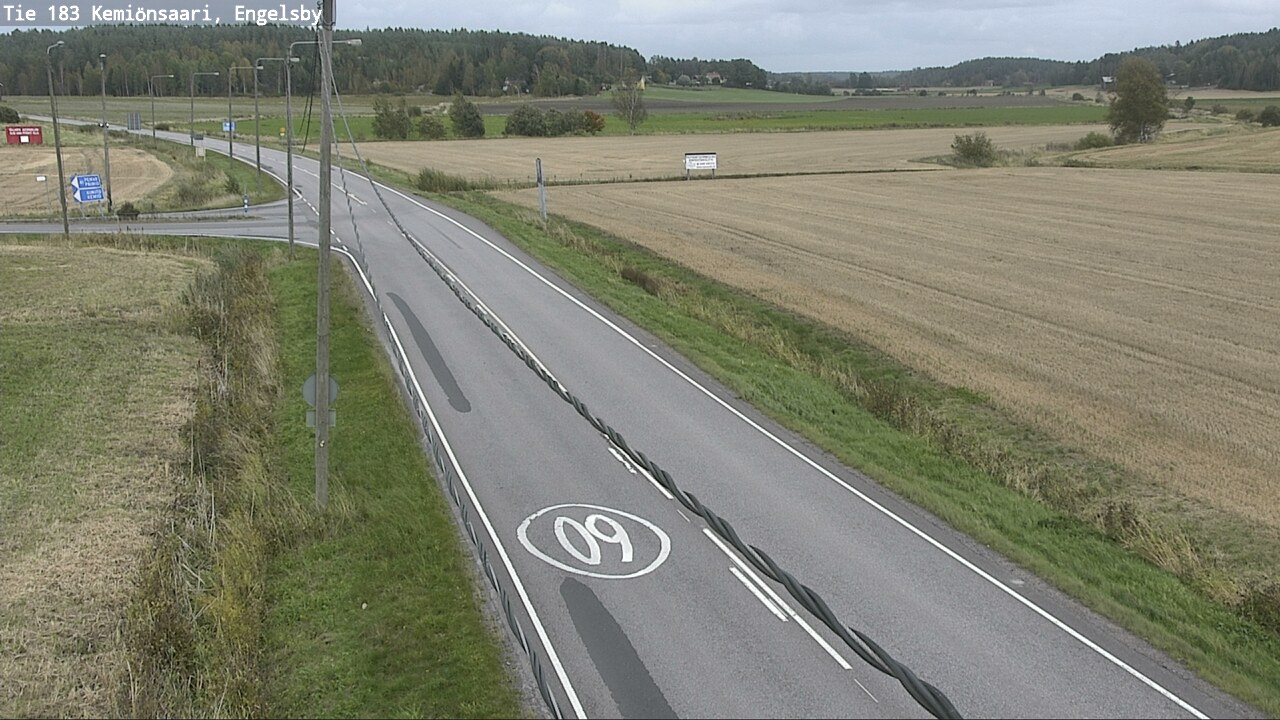Weather Camera Image Road 183 Kemiönsaari, Engelsby, Kemiönsaari, Varsinais-Suomi