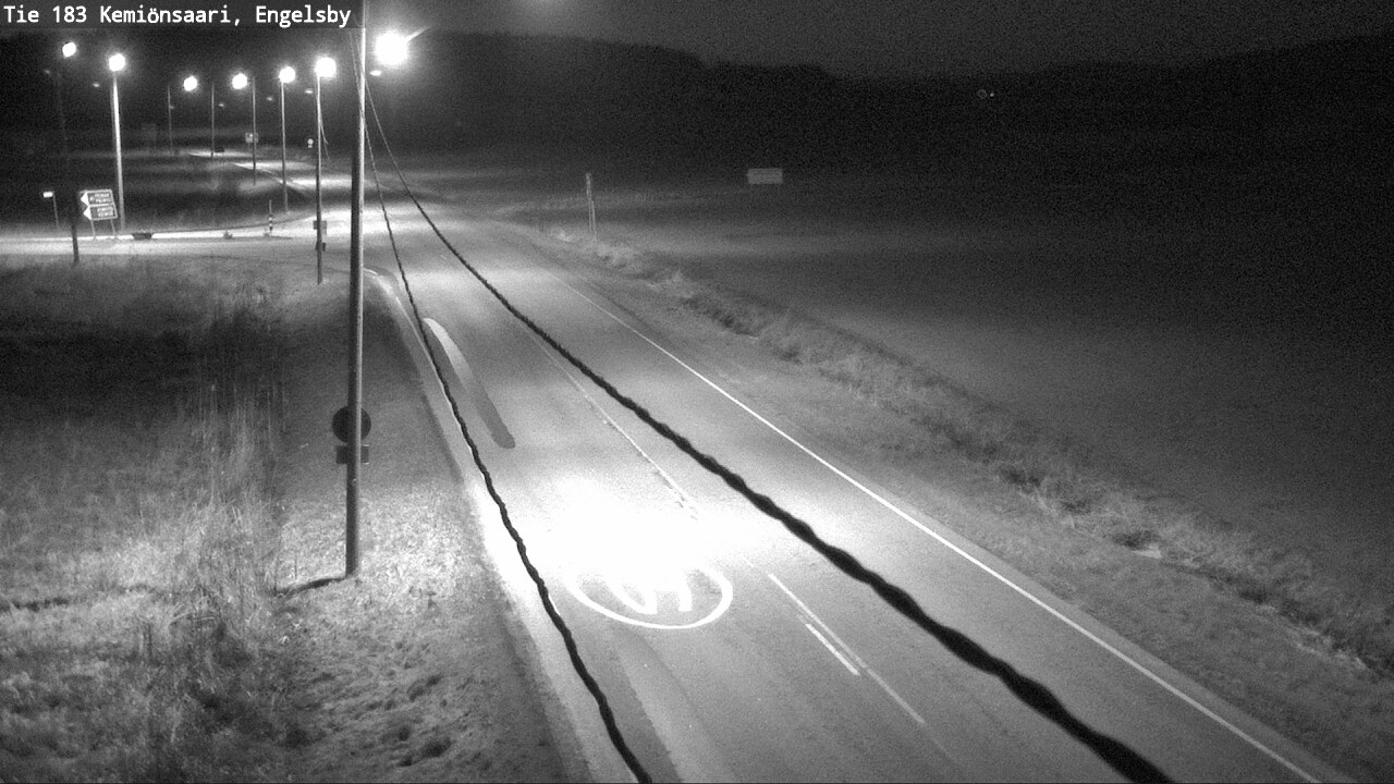 Weather Camera Image Väg 183 Kimito, Engelsby, Kemiönsaari, Varsinais-Suomi