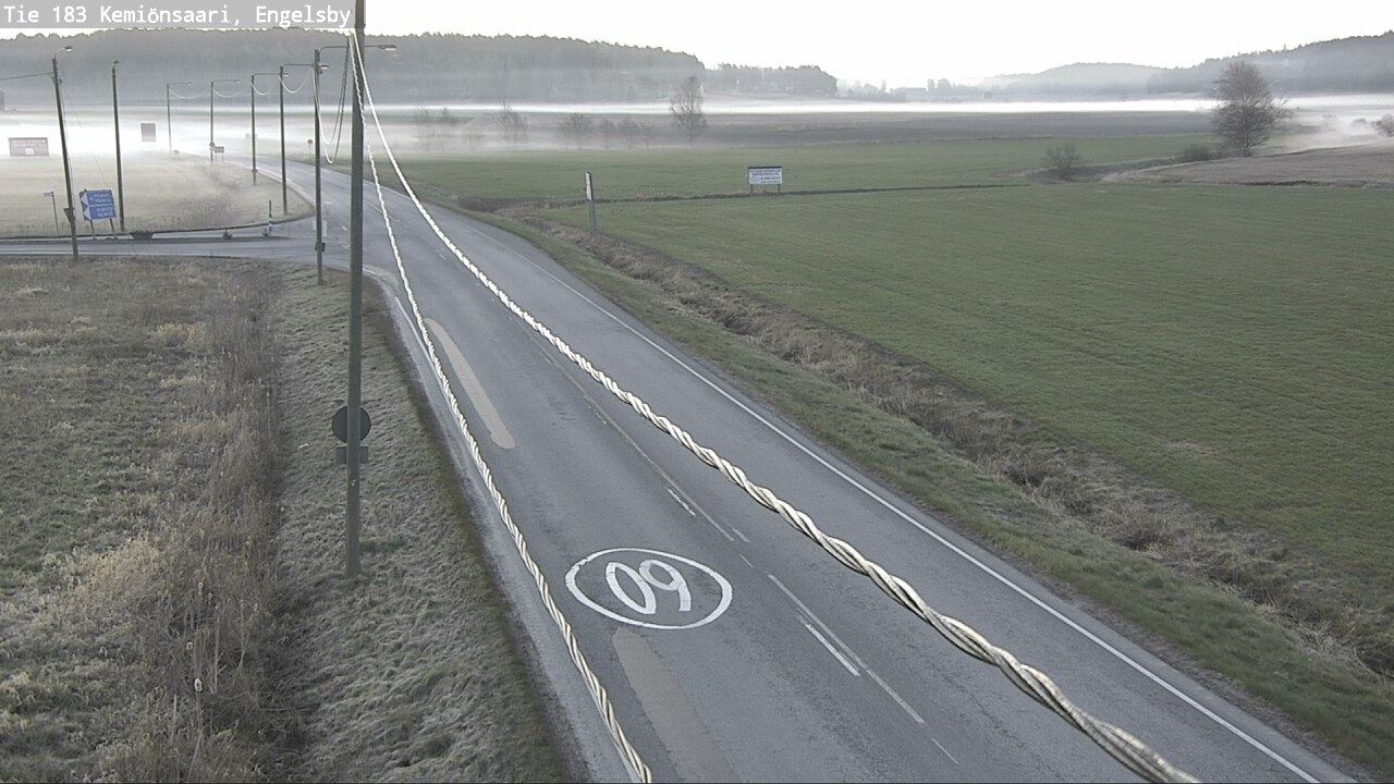 Weather Camera Image Väg 183 Kimito, Engelsby, Kemiönsaari, Varsinais-Suomi