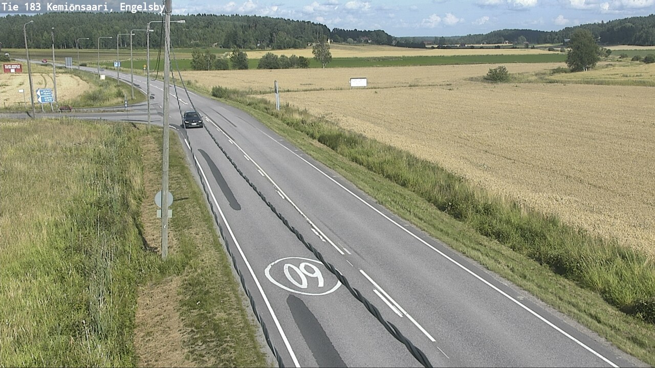 Weather Camera Image Road 183 Kemiönsaari, Engelsby, Kemiönsaari, Varsinais-Suomi