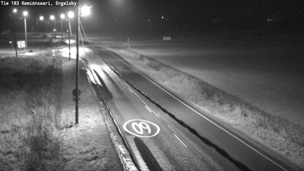 Weather Camera Image Väg 183 Kimito, Engelsby, Kemiönsaari, Varsinais-Suomi