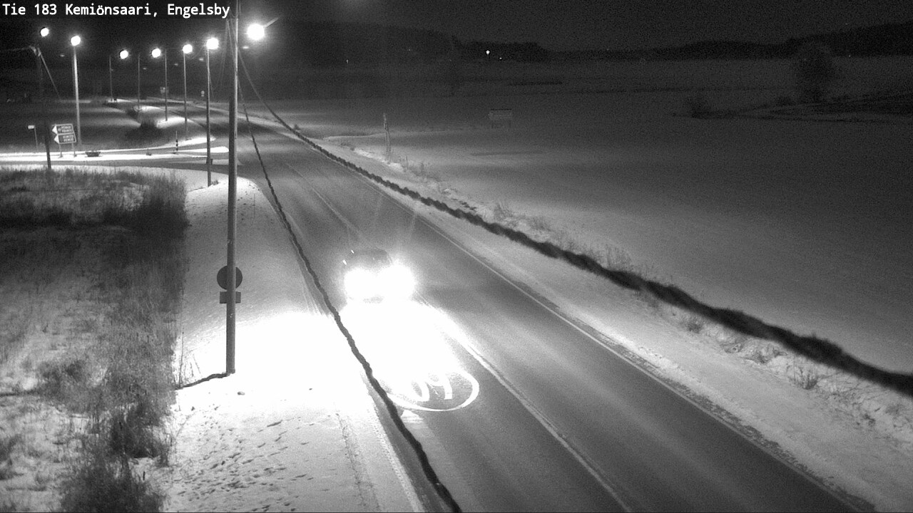 Weather Camera Image Väg 183 Kimito, Engelsby, Kemiönsaari, Varsinais-Suomi