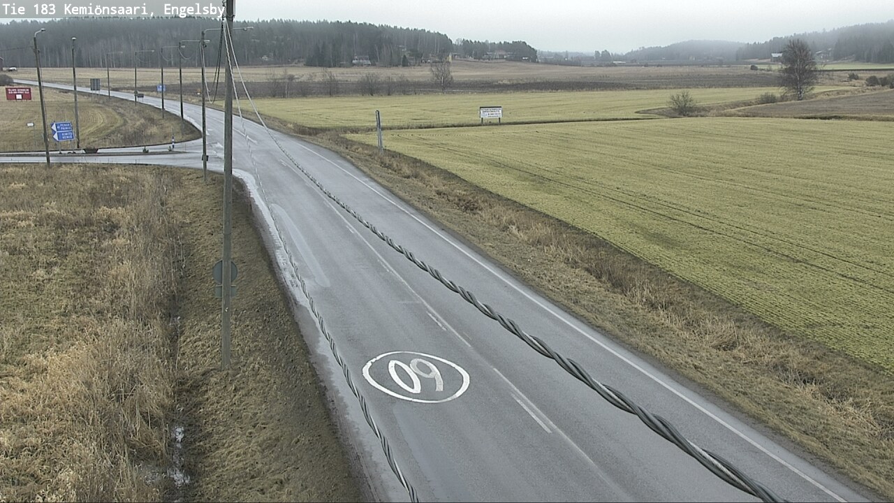 Weather Camera Image Road 183 Kemiönsaari, Engelsby, Kemiönsaari, Varsinais-Suomi