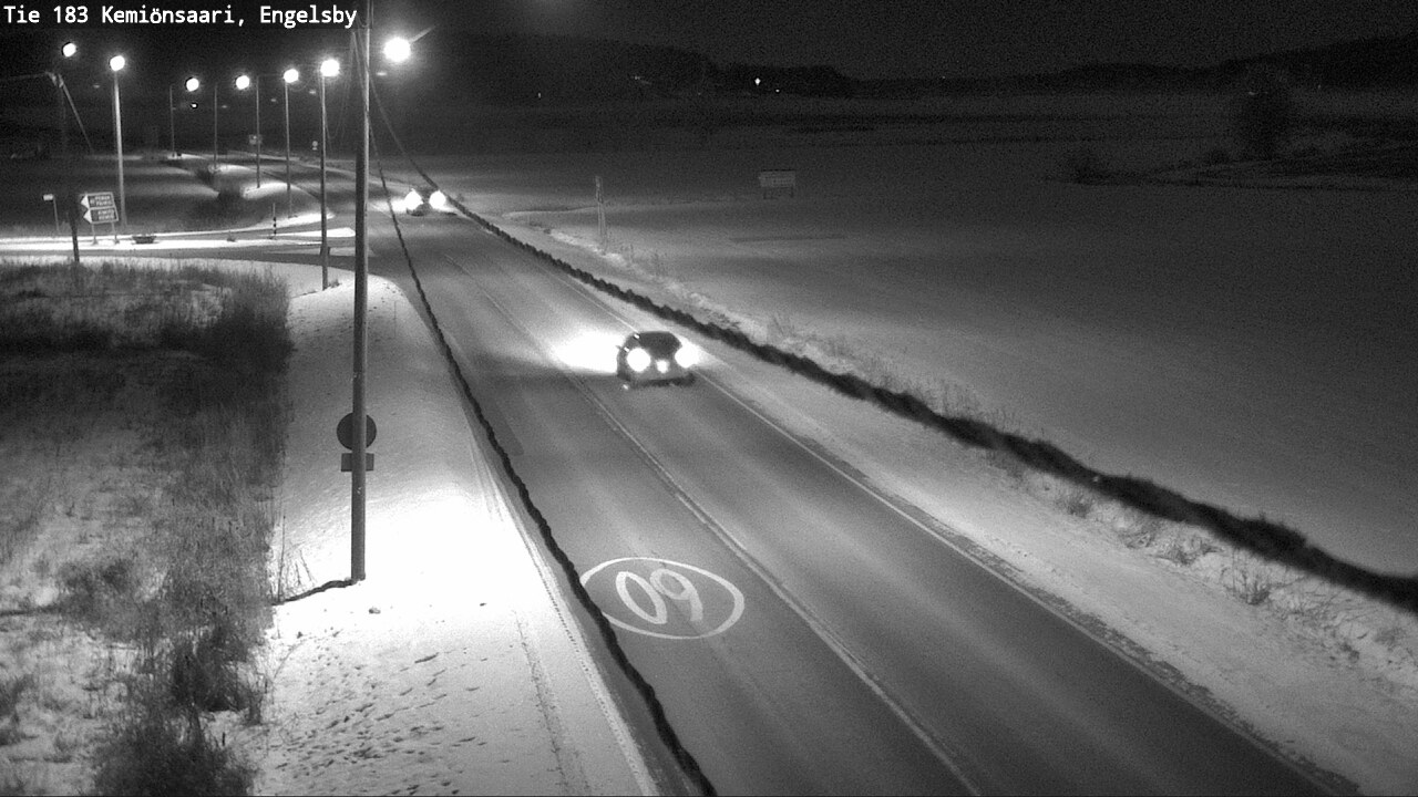 Weather Camera Image Väg 183 Kimito, Engelsby, Kemiönsaari, Varsinais-Suomi