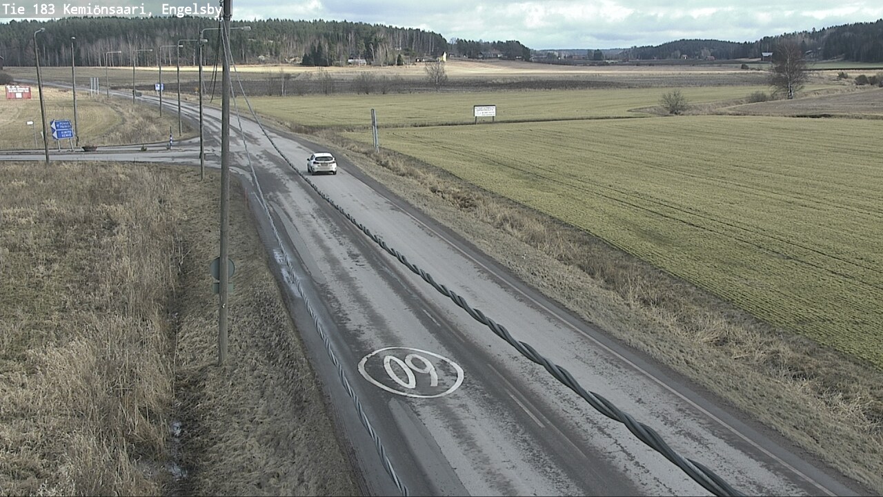 Weather Camera Image Road 183 Kemiönsaari, Engelsby, Kemiönsaari, Varsinais-Suomi