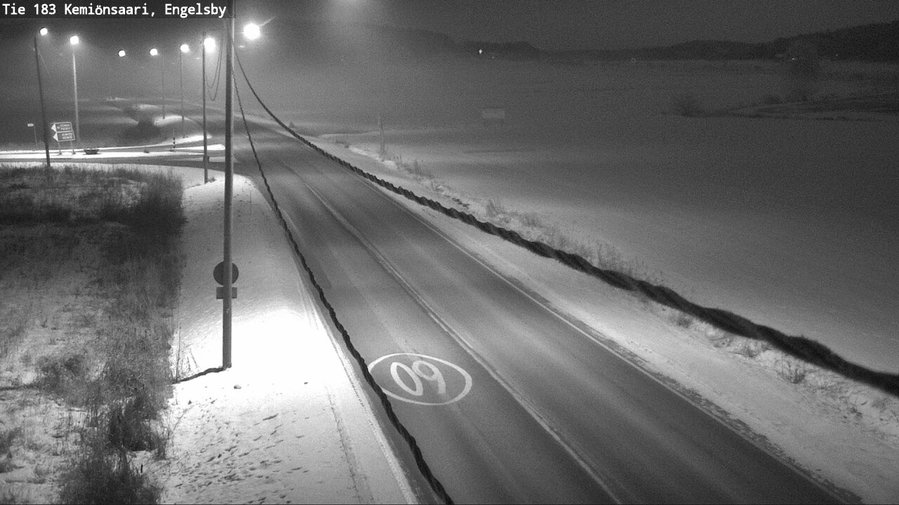 Weather Camera Image Väg 183 Kimito, Engelsby, Kemiönsaari, Varsinais-Suomi