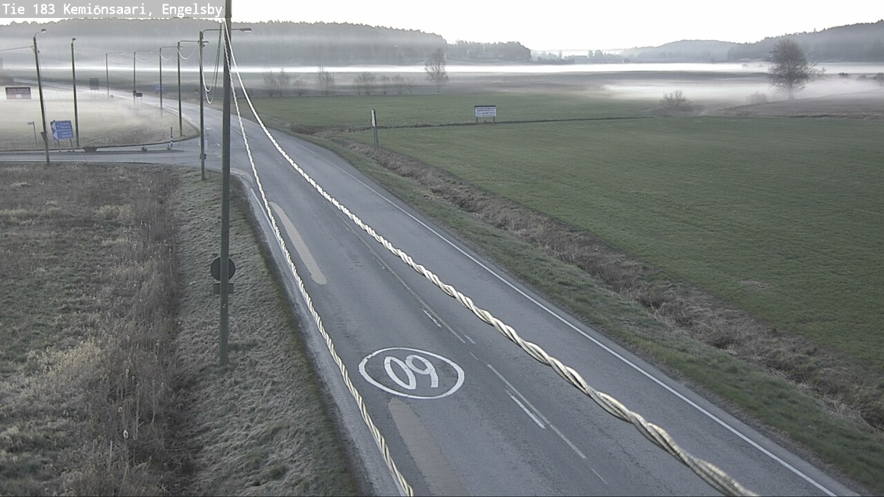 Weather Camera Image Väg 183 Kimito, Engelsby, Kemiönsaari, Varsinais-Suomi