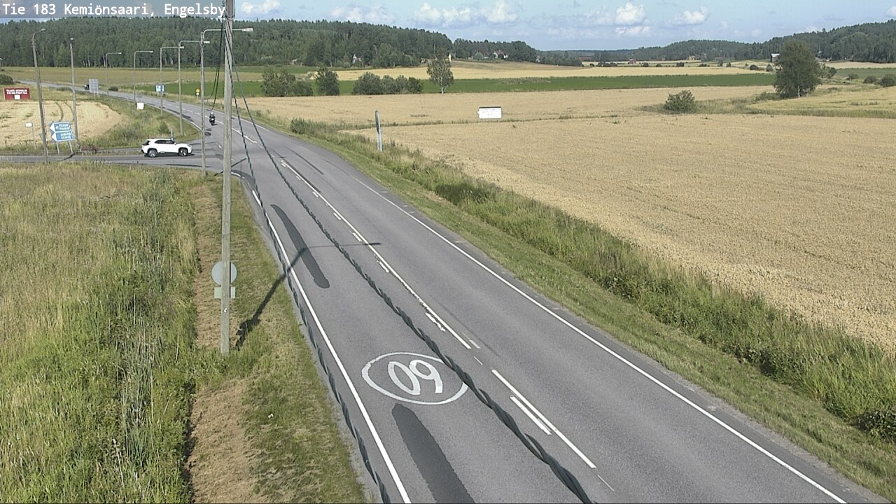Weather Camera Image Road 183 Kemiönsaari, Engelsby, Kemiönsaari, Varsinais-Suomi