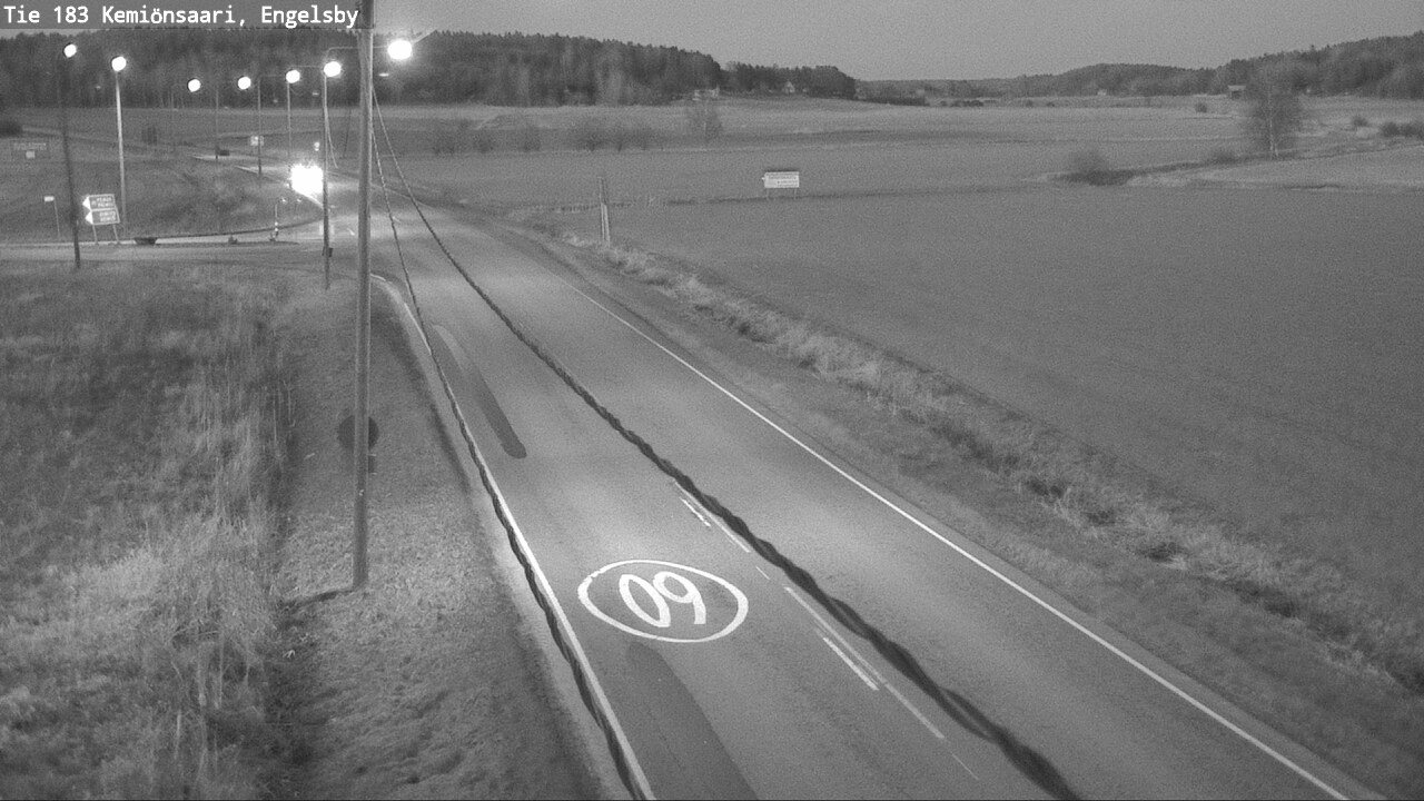 Weather Camera Image Road 183 Kemiönsaari, Engelsby, Kemiönsaari, Varsinais-Suomi