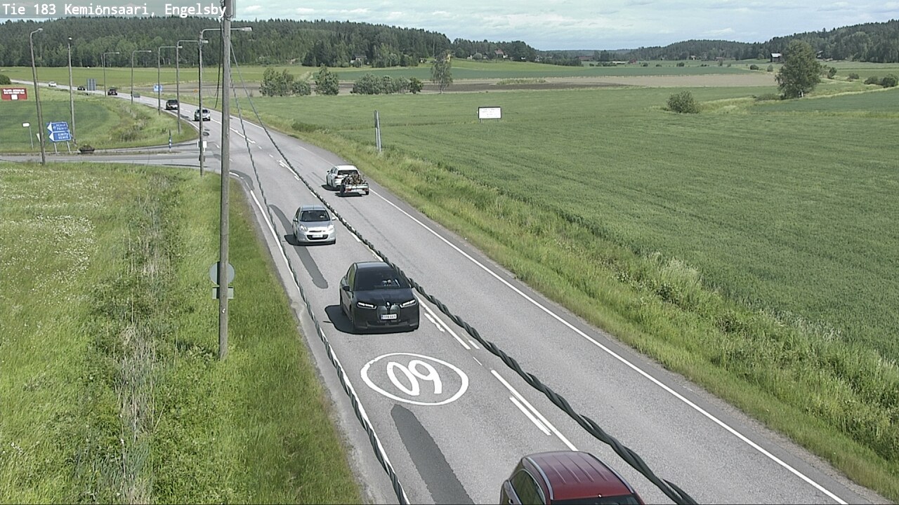 Weather Camera Image Road 183 Kemiönsaari, Engelsby, Kemiönsaari, Varsinais-Suomi