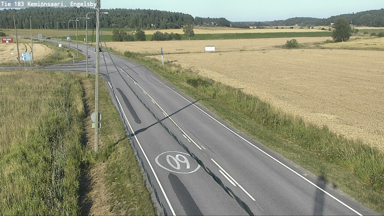 Weather Camera Image Road 183 Kemiönsaari, Engelsby, Kemiönsaari, Varsinais-Suomi